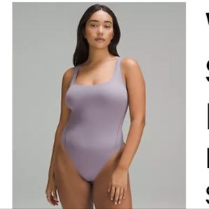 Lululemon Wundermost Ultra-Soft Nulu Square-Neck Sleeveless Bodysuit